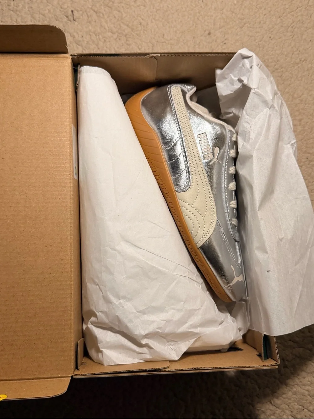 🤍New PUMA Speedcat Silver Sneakers🤍